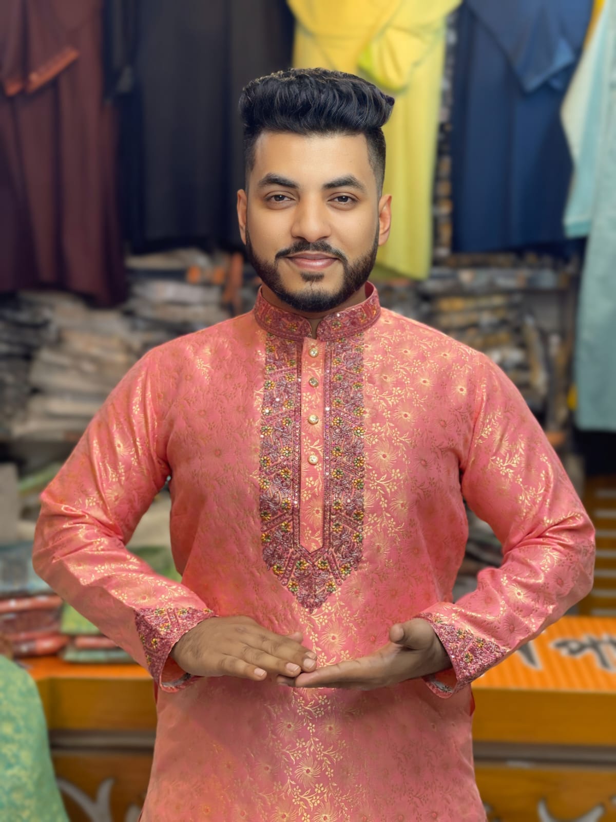 HM 1 Nawab Signature Katan - Rose Gold Pink Colour - Image 1