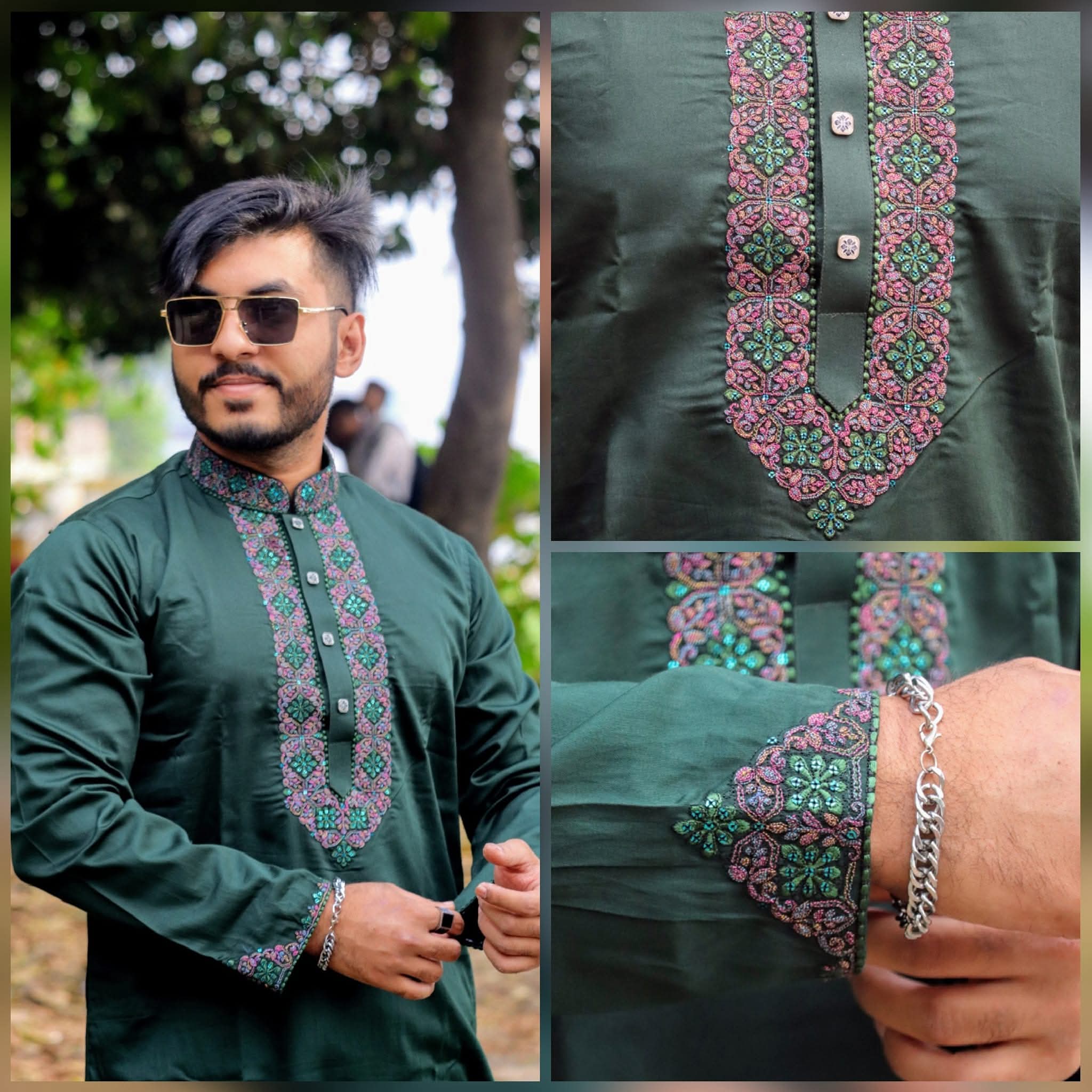 FB_IMG_1781007203504.jpg Sultan Edition - Forest Bottle Green Colour - Image 1